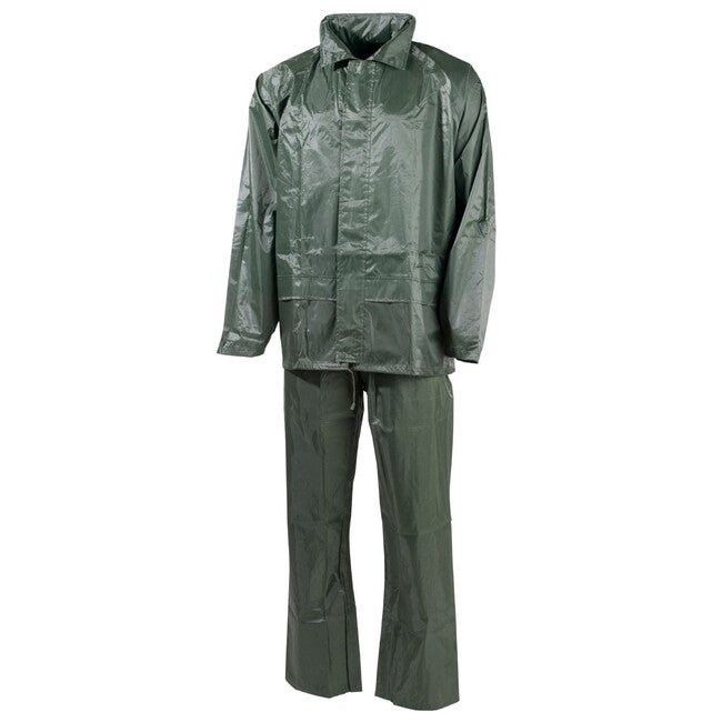 MFH Set impermeabile in due pezzi, verde OD