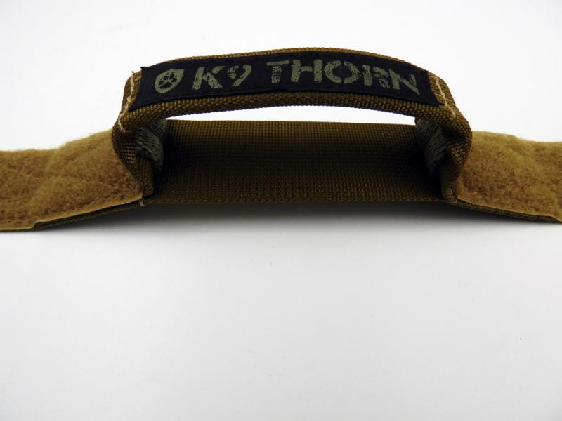 K9 Thorn Collare con impugnatura Cobra-Echo 38 mm, coyote scuro