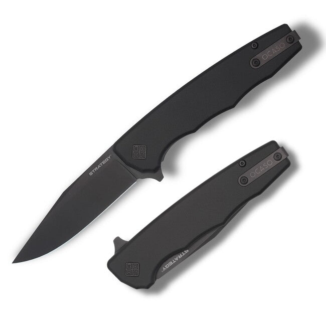 Ocaso Strategia di chiusura del coltello in alluminio nero