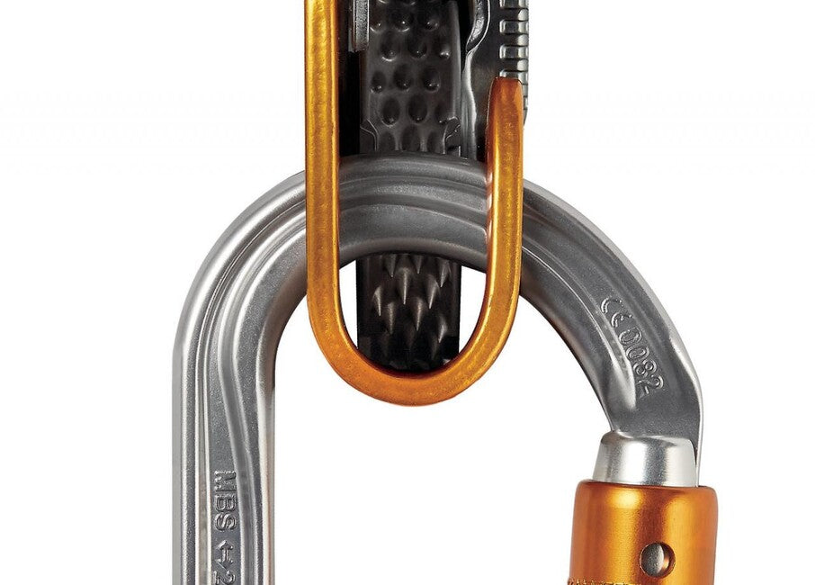 Petzl OK BALL LOCK moschettone ovale con sicurezza automatica