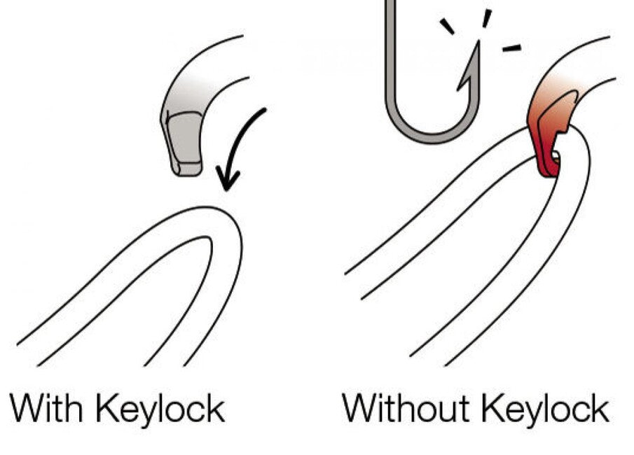Petzl OK BALL LOCK moschettone ovale con sicurezza automatica