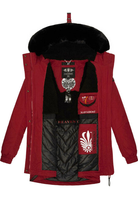 Navahoo Olessa giacca invernale, rossa sangue