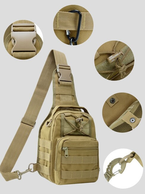 WARAGOD Soldat assault S borsa a tracolla, nera