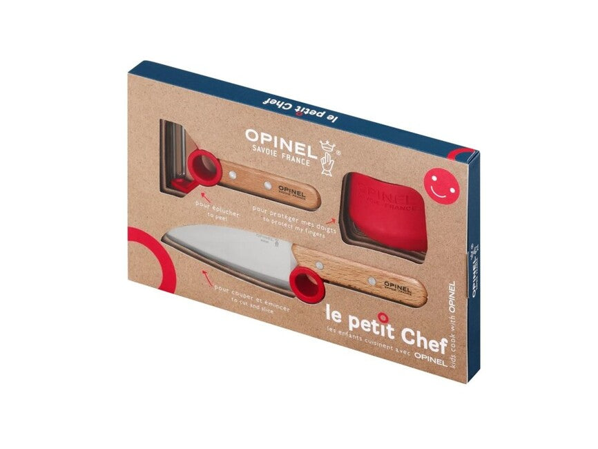 Opinel Le Petit Chef set da cucina per bambini, rosso