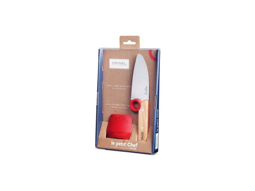 Opinel Le Petit Chef coltello per bambini + protezione per le dita