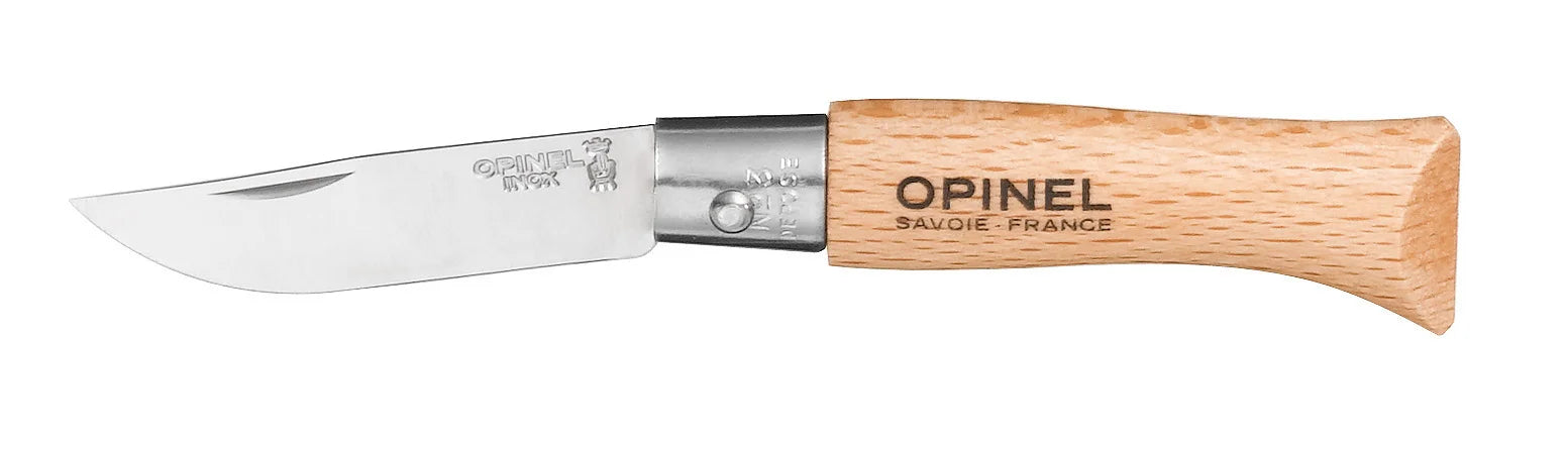 Opinel N°03 coltello tascabile inox, marrone
