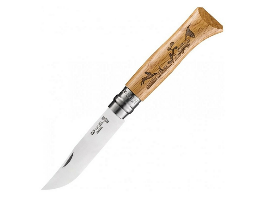 Opinel VRI N°08 inox animalia lepre