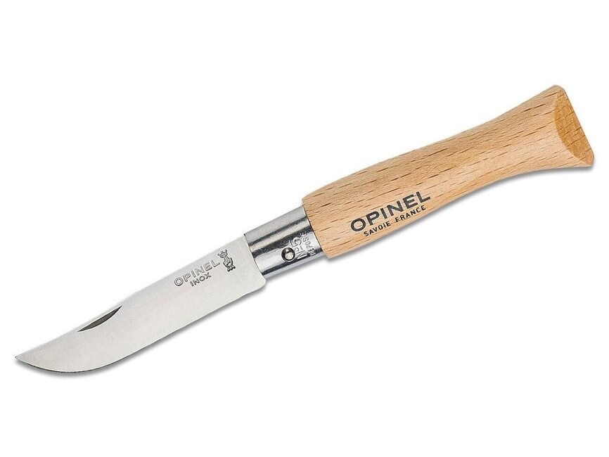 Opinel N°05 coltello pieghevole inox, marrone