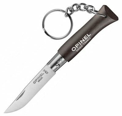 Opinel N°04 coltello pieghevole per chiavi, nero