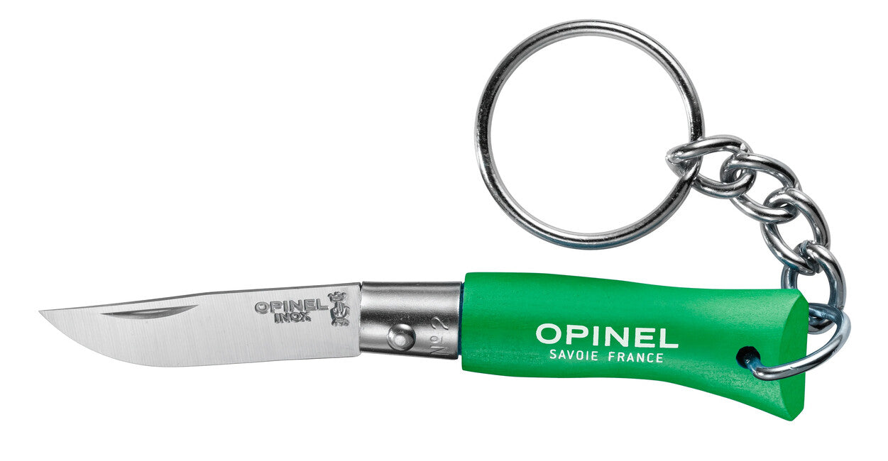 Opinel N°02 coltello pieghevole per chiavi, verde