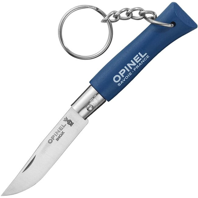 Opinel N°04 coltello pieghevole per chiavi vri, blu scuro