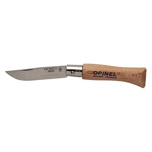 Opinel Vri N°04 coltello pieghevole inox, marrone