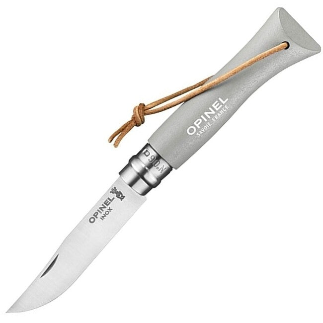 Opinel N°06 coltello pieghevole vri trekking, grigio
