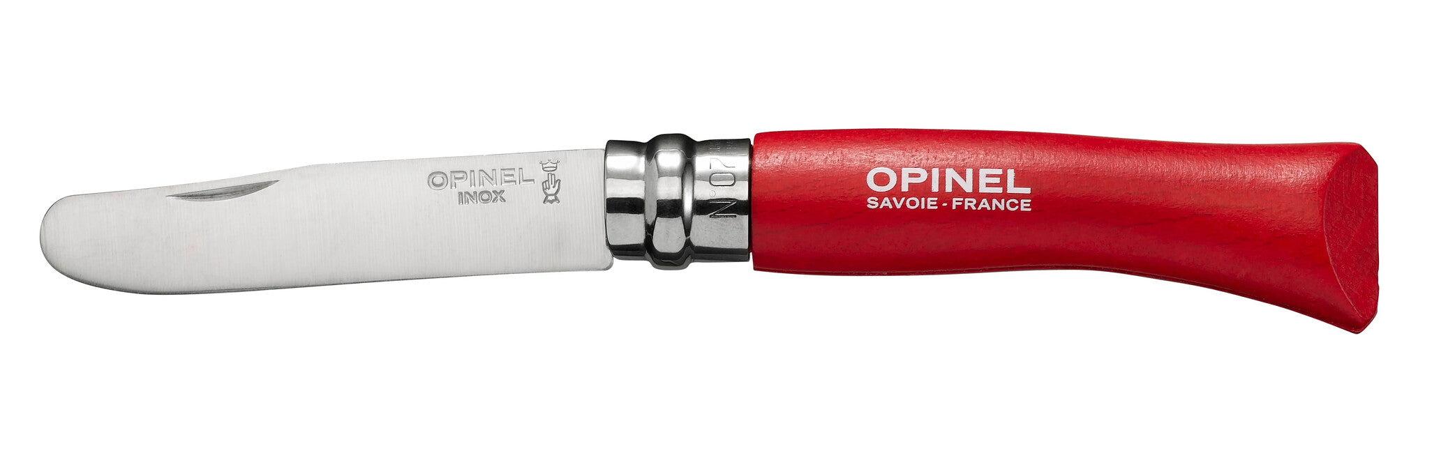 Opinel N°07 coltello pieghevole VRI Il mio primo Opinel, rosso