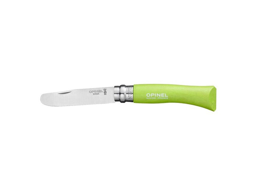 Opinel N°07 coltello pieghevole VRI Il mio primo Opinel, verde mela