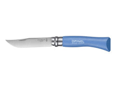 Opinel N°07 coltello pieghevole vri trekking, azzurro