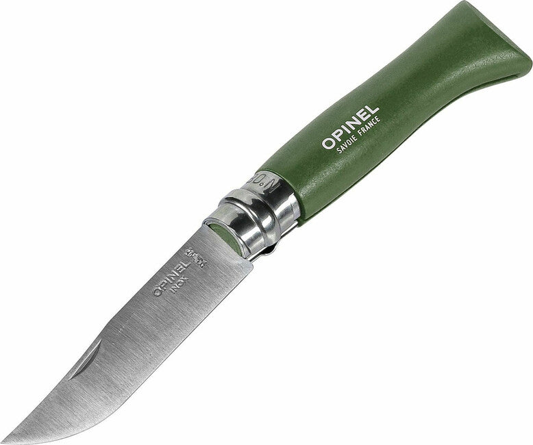 Opinel N ° 08 coltello pieghevole coltello trekking, khaki