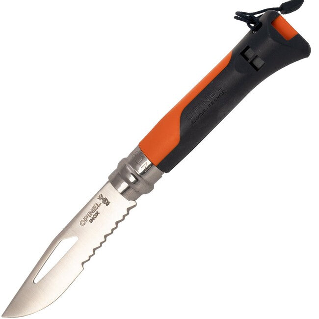 Opinel N°08 Coltello pieghevole vri outdoor inox, arancione