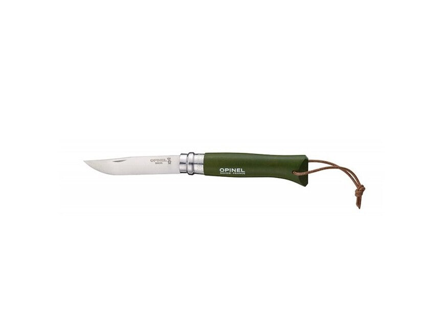 Opinel N°08 coltello pieghevole vri trekking, khaki