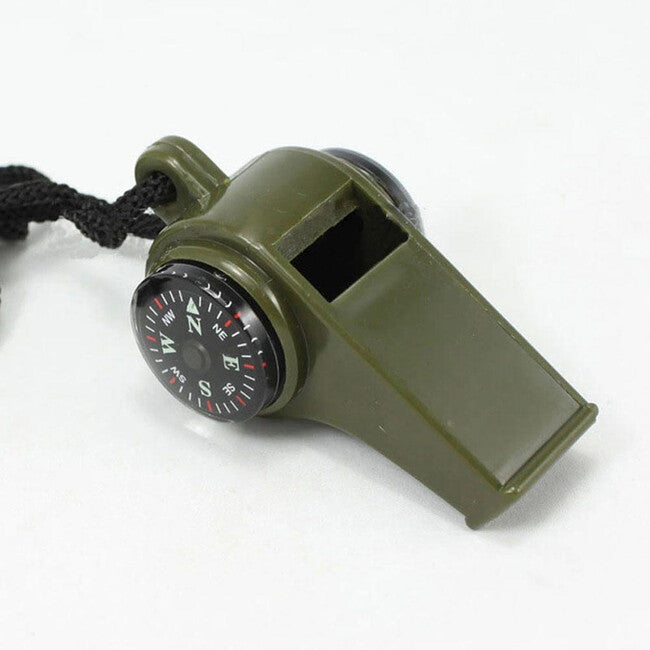 Origin Outdoors fischietto di sopravvivenza 3 in 1 olive