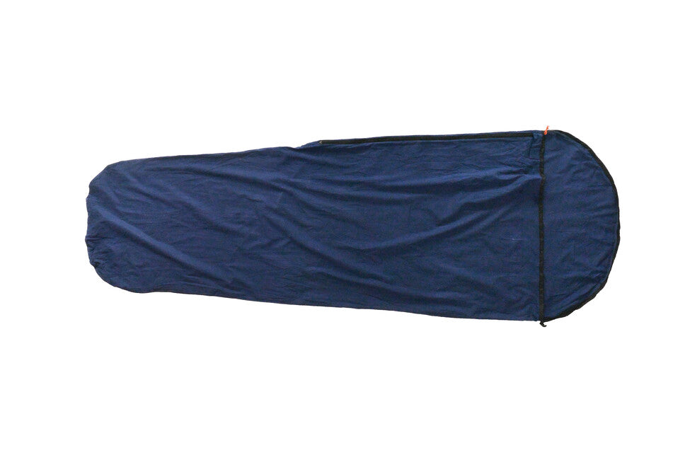 Origin Outdoors Fodera per sacco a pelo in cotone, blu royal