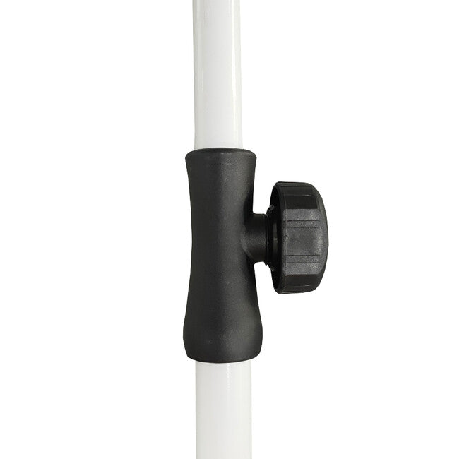 Origin Outdoors Ombrellone da spiaggia con finitura argentata, upf 50+ e meccanismo pieghevole