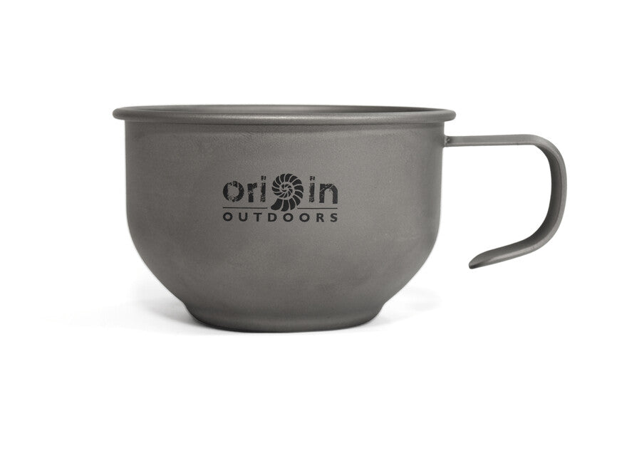 Origin Outdoors Tazza da viaggio in titanio 180 ml