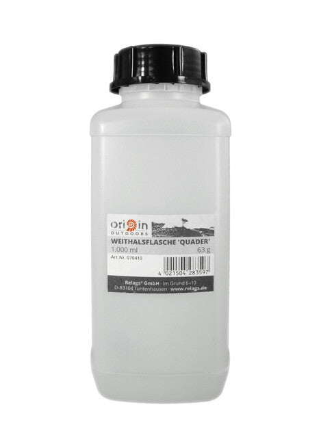 Origin Outdoors Cuboid bottiglia a bocca larga 1000 ml diametro del collo 50 mm