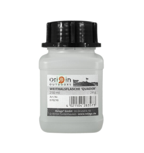 Origin Outdoors Cuboid bottiglia a bocca larga 250 ml diametro del collo 50 mm