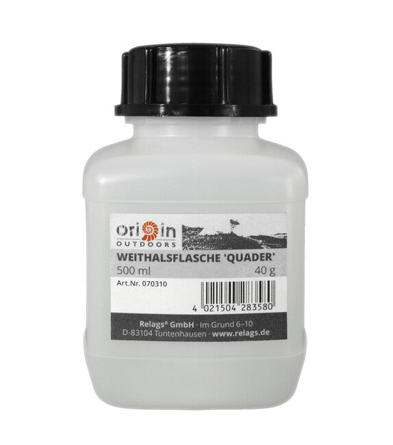 Origin Outdoors Cuboid bottiglia a bocca larga 500 ml diametro del collo 50 mm