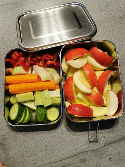 Origin Outdoors Deluxe lunch box in acciaio inox 1,9 l