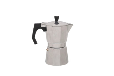 Origin Outdoors Macchina da caffé espresso per 6 tazze, acciaio inox