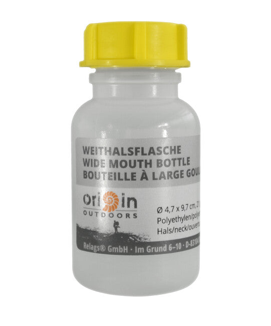Origin Outdoors bottiglia a bocca larga collo tondo 100 ml diametro 23 mm