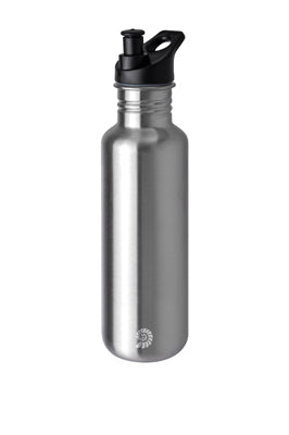 Origin Outdoors Bottiglia sportiva 0,75 l, acciaio inox opaco