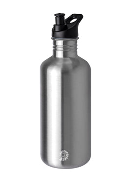 Origin Outdoors Bottiglia sportiva da 1,2 l, acciaio inox opaco