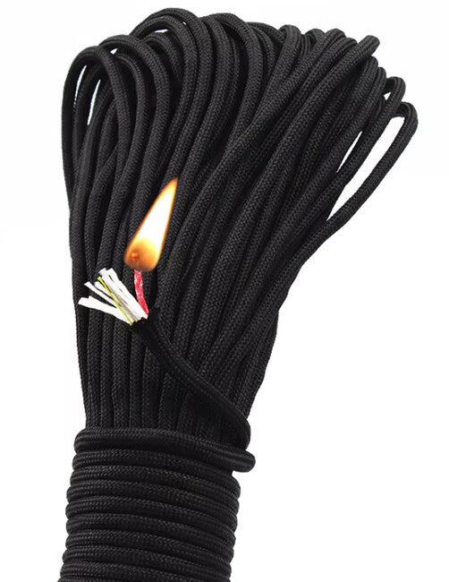 Origin Outdoors Accendino 4in1 Paracord 30 m nero