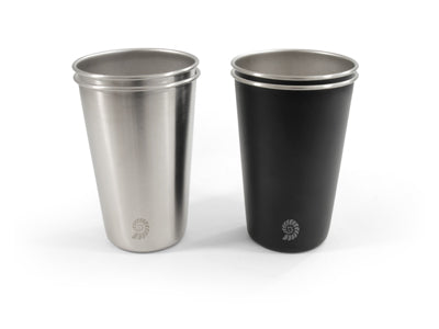 Origin Outdoors Livingstone set di tazze in acciaio inox, 4 pezzi