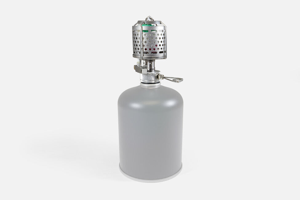 Origin Outdoors mini lampada a gas con rete e accensione piezoelettrica