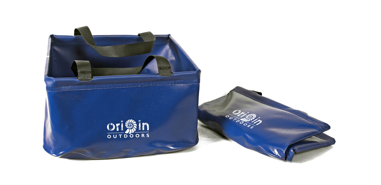 Origin Outdoors Ciotola pieghevole 15 l, blu