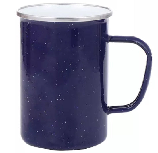 Origin Outdoors Tazza smaltata 550 ml lunga, blu