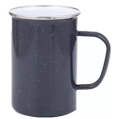Origin Outdoors Tazza smaltata 550 ml lunga, grigia