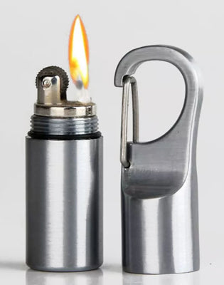 Origin Outdoors Storm mini accendino, acciaio inox