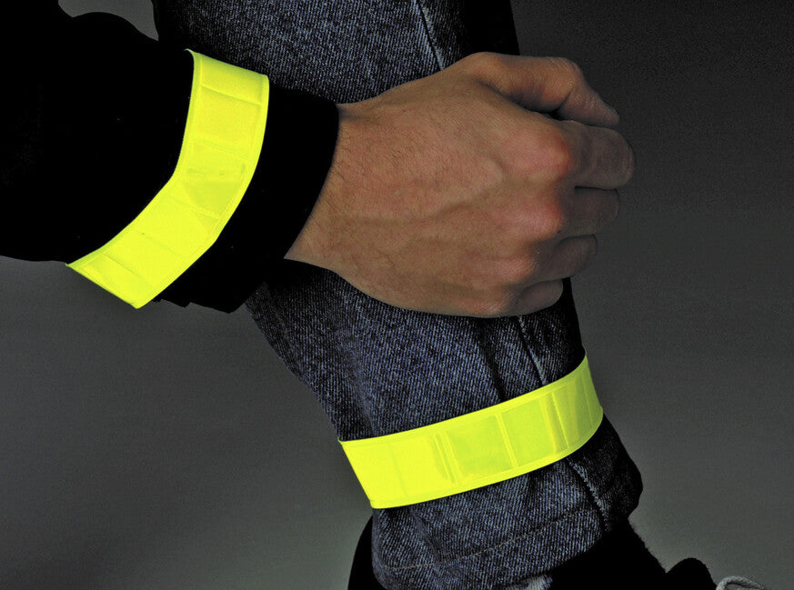 Origin Outdoors Velcro luminescente giallo 1 paio