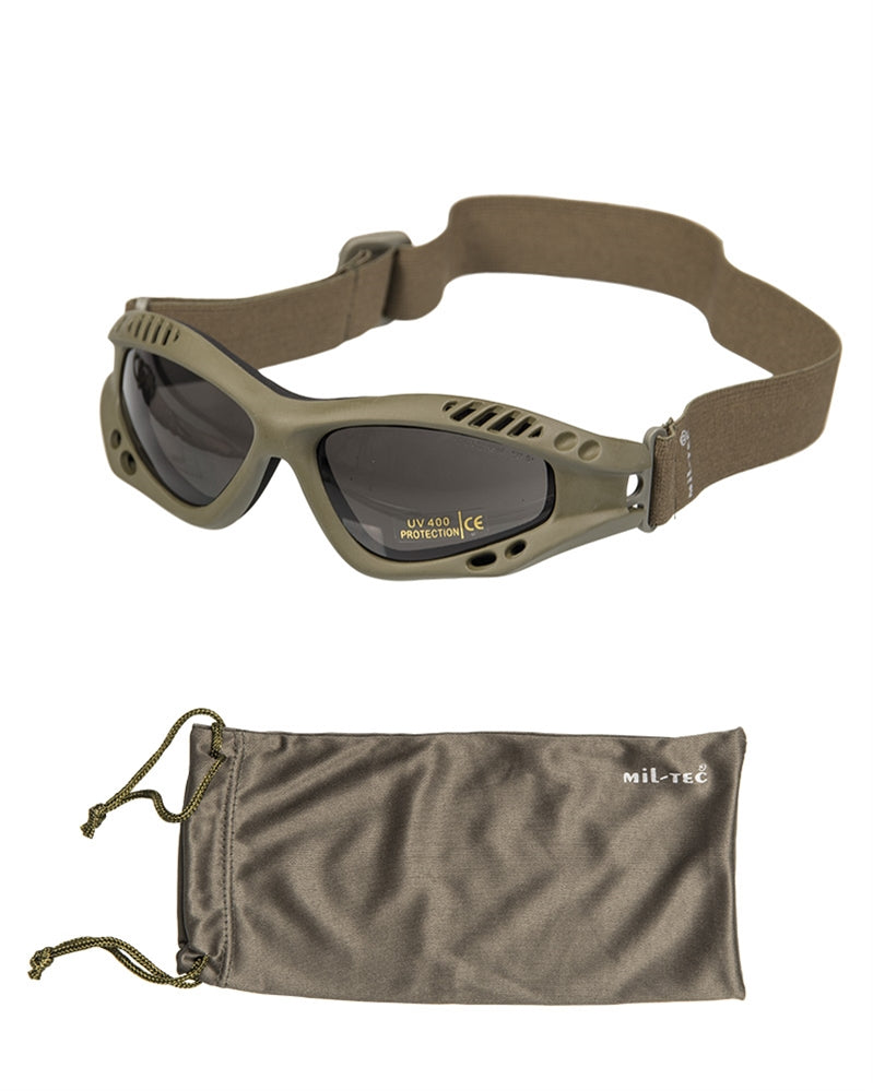 Mil-Tec Commando Air occhiali, fumo