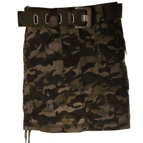 O&T Origins gonna da donna woodland, con cintura