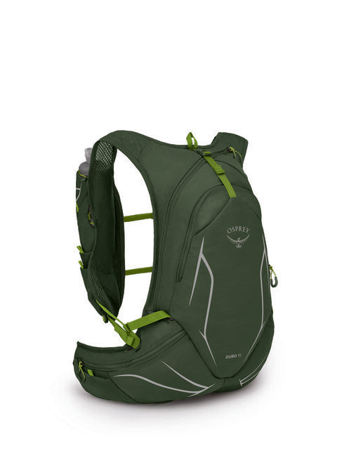 Osprey Duro 15 zaino da corsa, seaweed green/limon