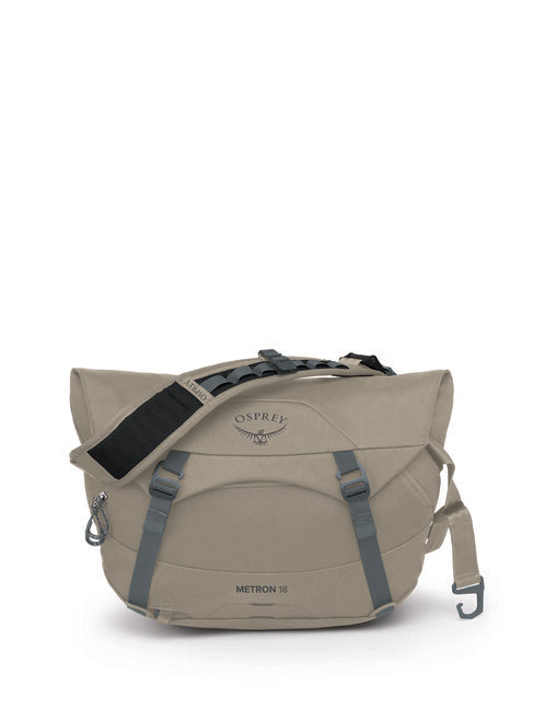 Osprey Metron Messenger borsa a tracolla, calcestruzzo, marrone.