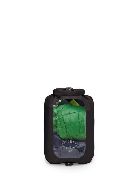 Osprey Dry Sack 12 con finestra, nero