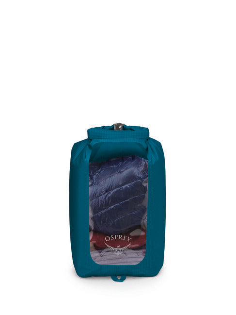 Osprey Sacca impermeabile Dry Sack 20 con finestra, blu petrolio