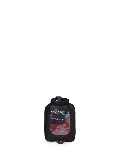 Osprey Dry Sack 3 con finestra, nero